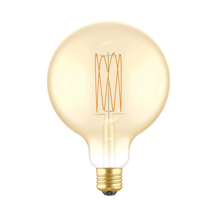 LED Carbon Vintage Cage Bulb G125 7W 640LM E27 Gold 2700K Dimmable