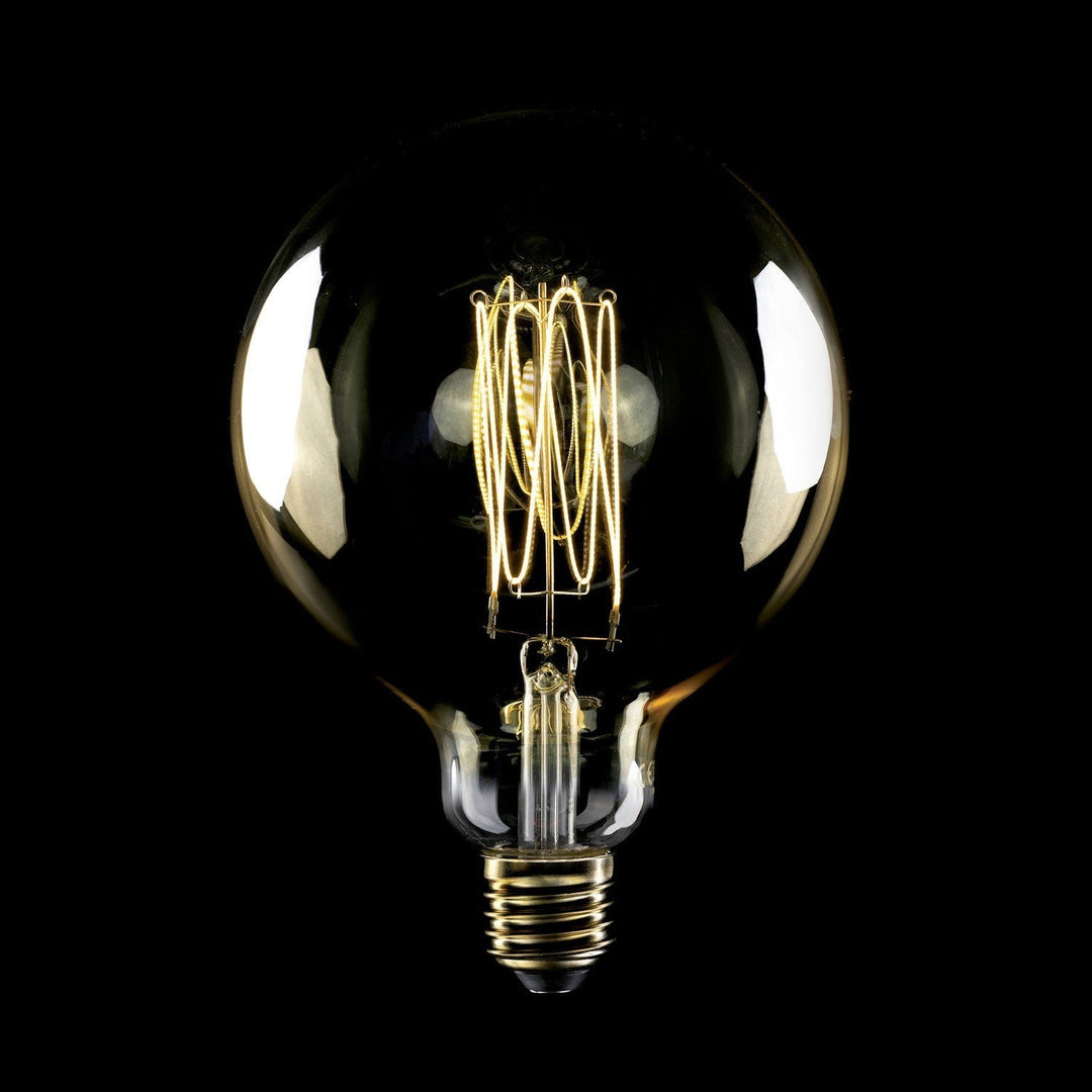 LED Carbon Vintage Cage Bulb G125 7W 640LM E27 Gold 2700K Dimmable