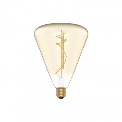 LED Vintage Filament HL Cone 140 8.8W 806LM E27 Gold 2200K Dimmable