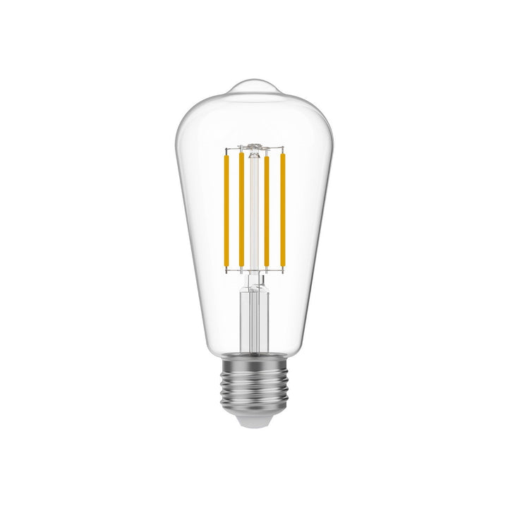 LED Filament Vintage Bulb ST64 7W 806LM E27 Clear 3500K Dimmable