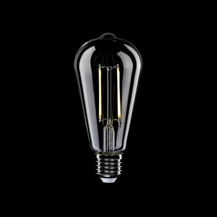 LED Filament Vintage Bulb ST64 7W 806LM E27 Clear 3500K Dimmable