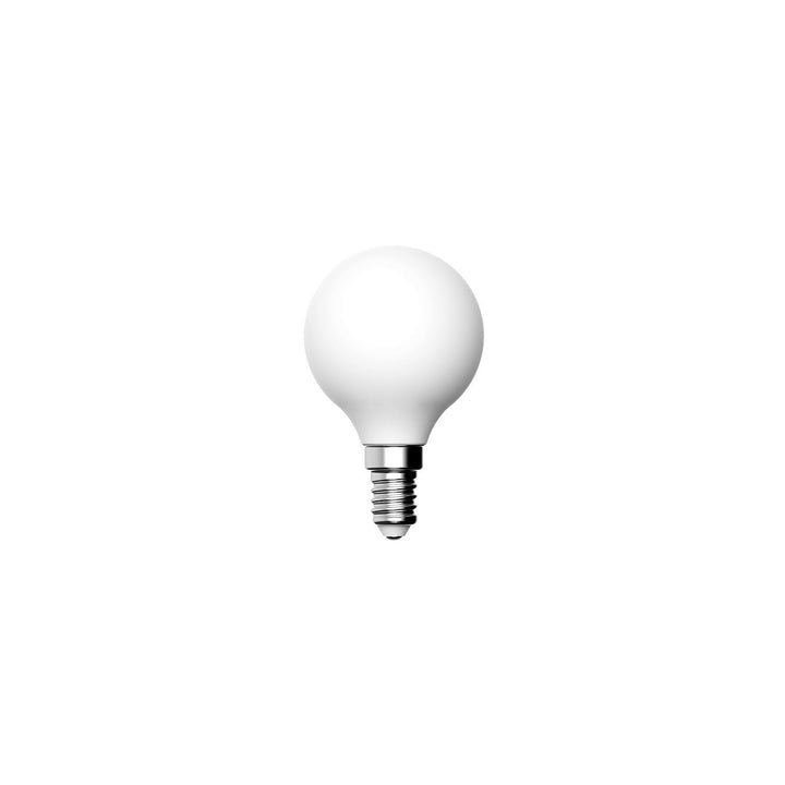 LED Porcelain Mini Globe Bulb G45 5.9W 550LM E14 Satin 2700K RA95 Dimmable