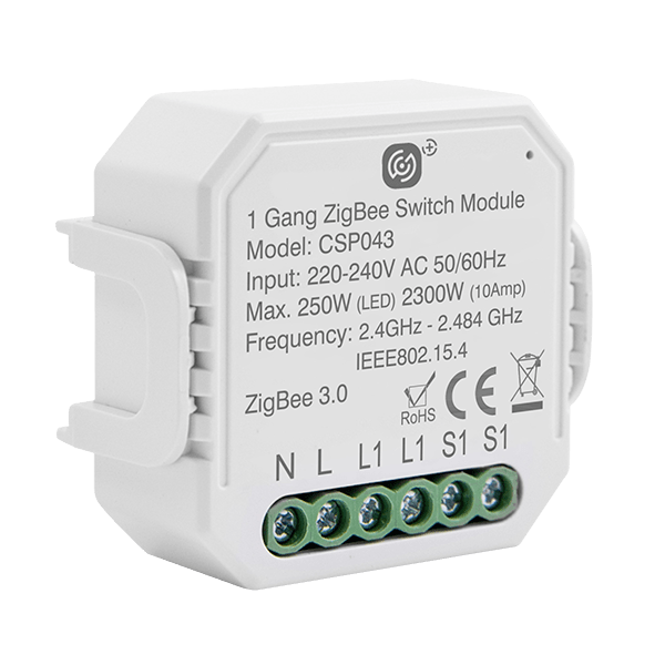 Click Smart+ 10A Single Gang Smart Switching Receiver CSP043