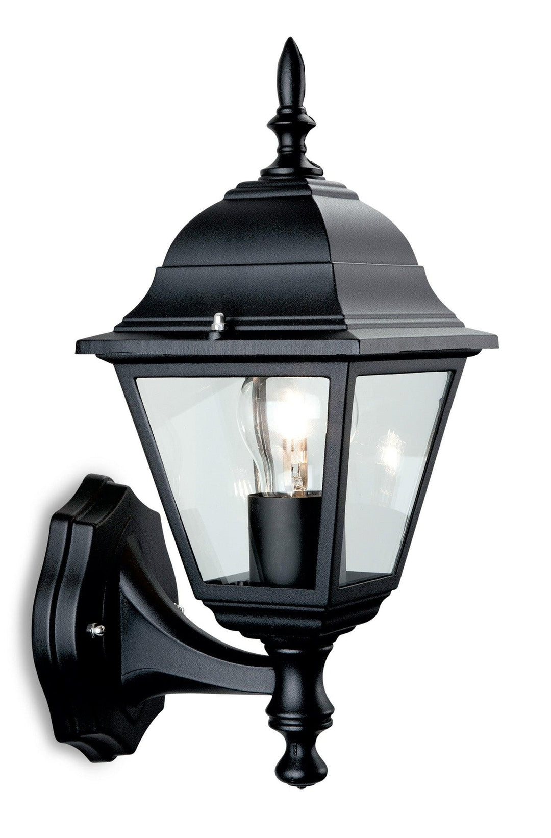 4 Panel Lantern - Uplight Black - Prisma Lighting