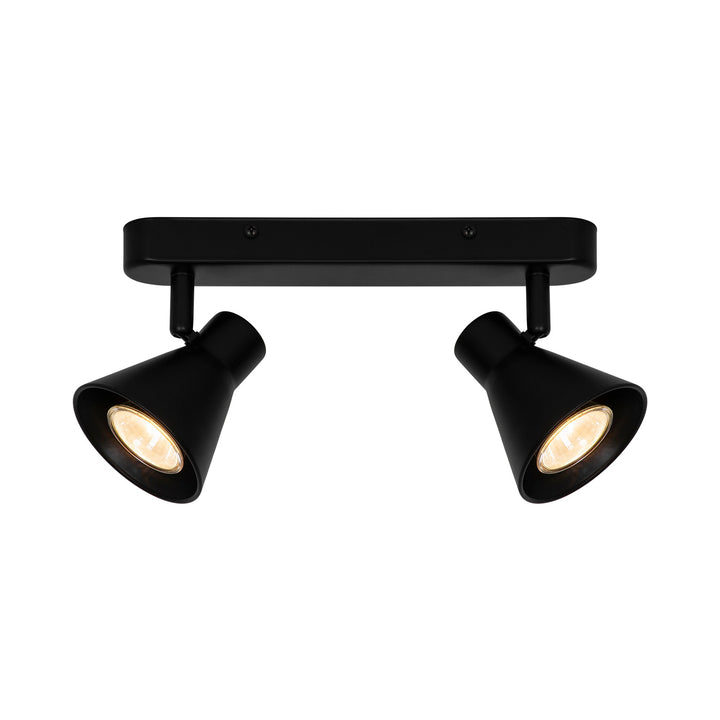 Eik 2-Spot GU10 Matt Black 2-Spot Light