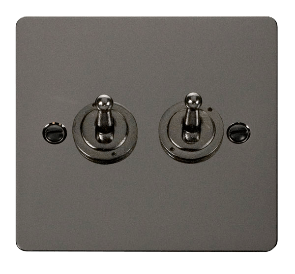 Define 10AX 2 Gang 2 Way Toggle  Switch FPBN422 | Prisma Lighting