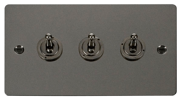 Define 10AX 3 Gang 2 Way Toggle  Switch FPBN423 | Prisma Lighting