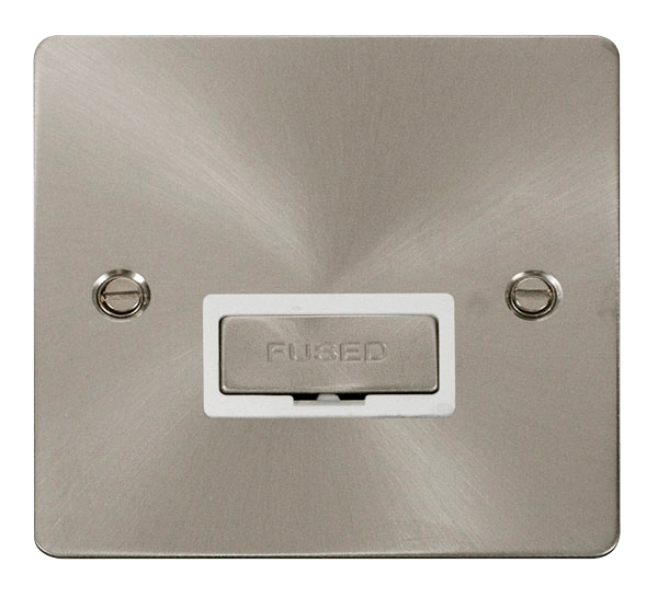 Define Flat Plate Ingot 13A - Ingot 13A Connection Unit  - White in black finish.