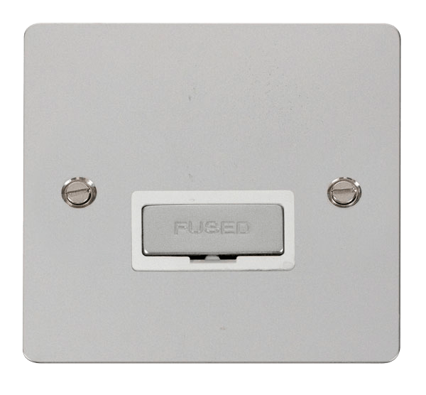 Define Flat Plate Ingot 13A - Ingot 13A Connection Unit  - White in black finish.