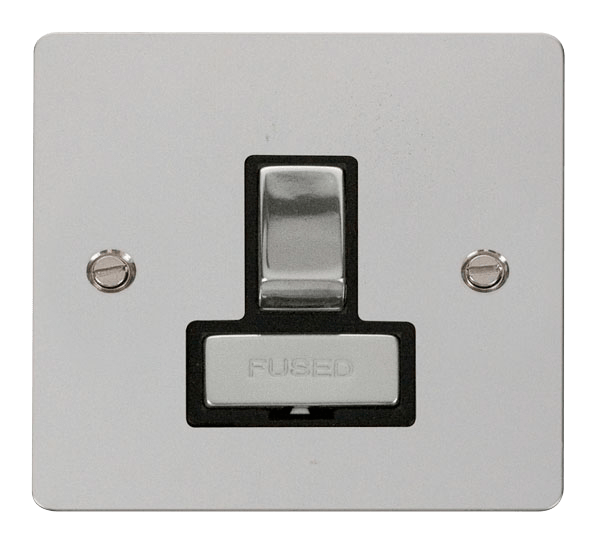 Define Flat Plate Ingot 13A - Ingot 13A Switched Connection Unit   - Black in black finish.