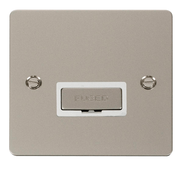 Define Flat Plate Ingot 13A - Ingot 13A Connection Unit  - White in black finish.