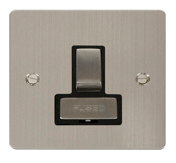 Define Flat Plate Ingot 13A - Ingot 13A Switched Connection Unit   - Black in black finish.