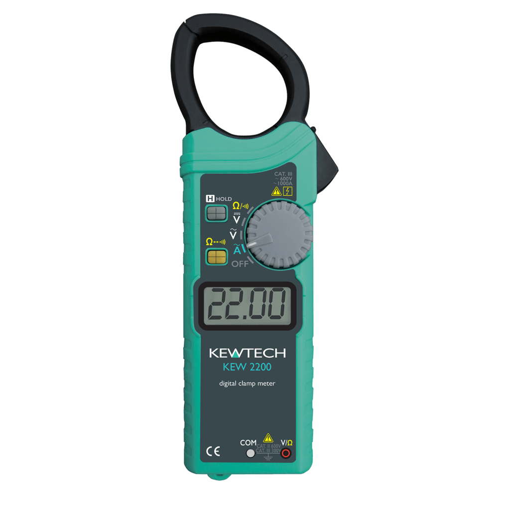 Kewtech KEW2200 Digital AC Clamp Meter KEW2200