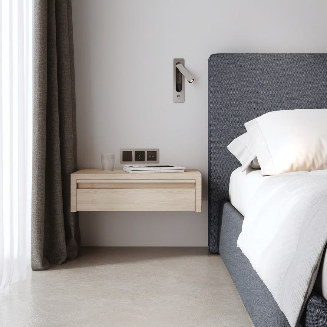 Keta USB-C flush wall mount showing recessed LED and USB port