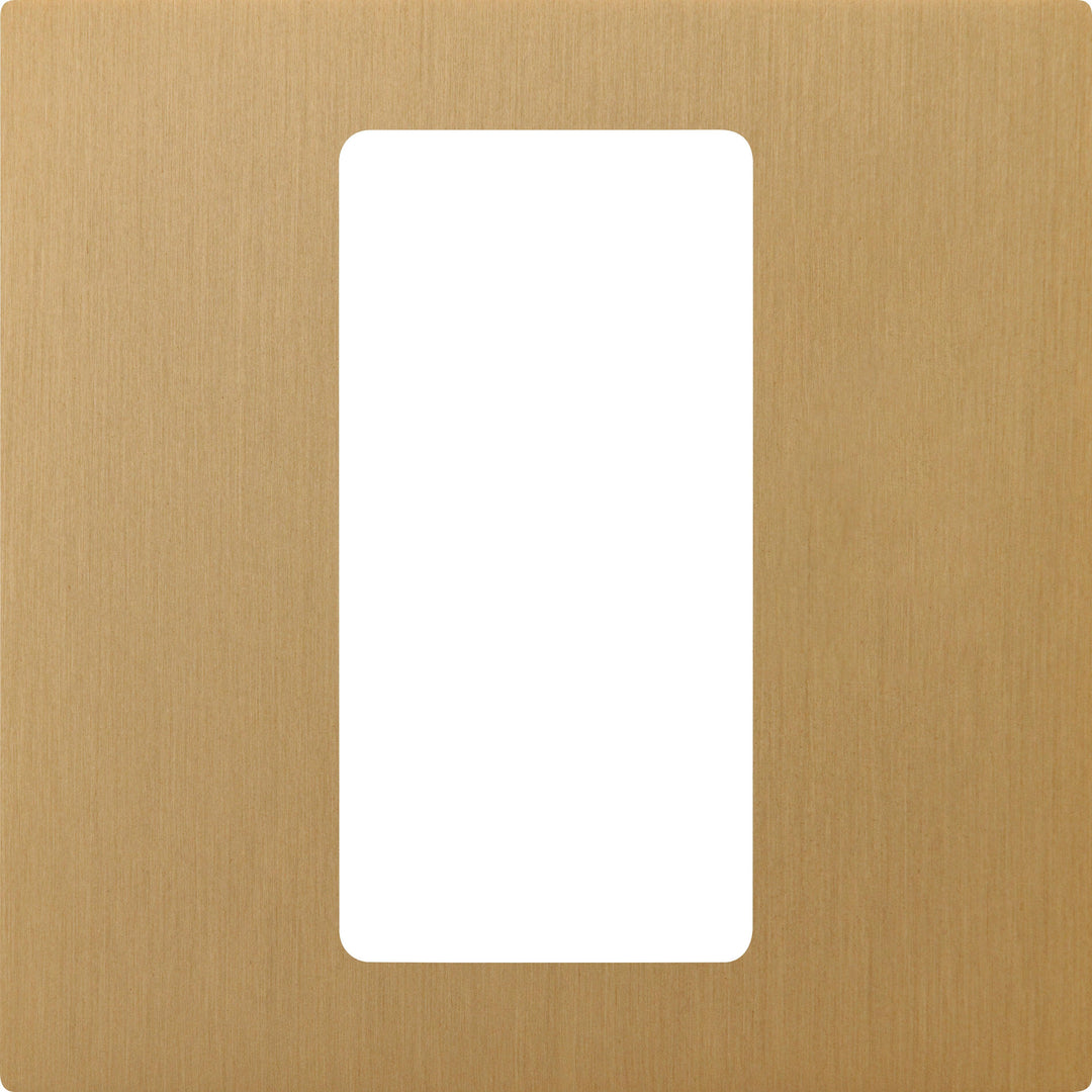 Lutron Pico Plate 1G Brass - Prisma Lighting