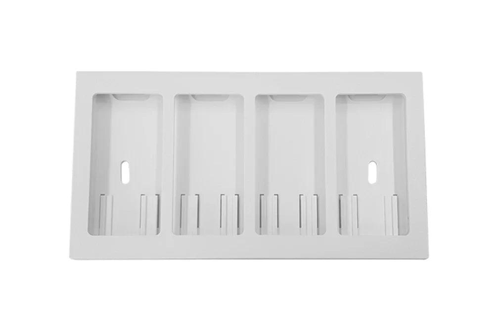 Lutron Faceplate 3 Gang Arctic White - Prisma Lighting