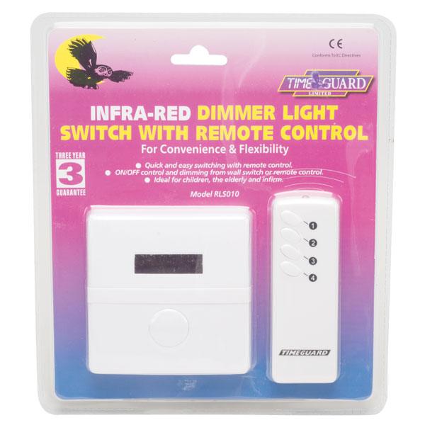 Timeguard RLS010 INFRA-RED Dimmer Switch with Remote Control
