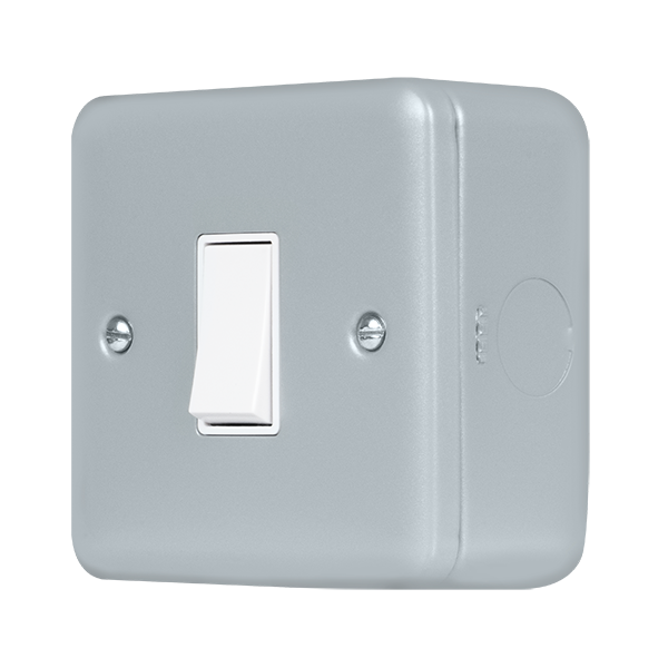 Metal Industrial Wall Switch Metal Clad Pro 10AX 1 Gang 1 Way Switch MCP010