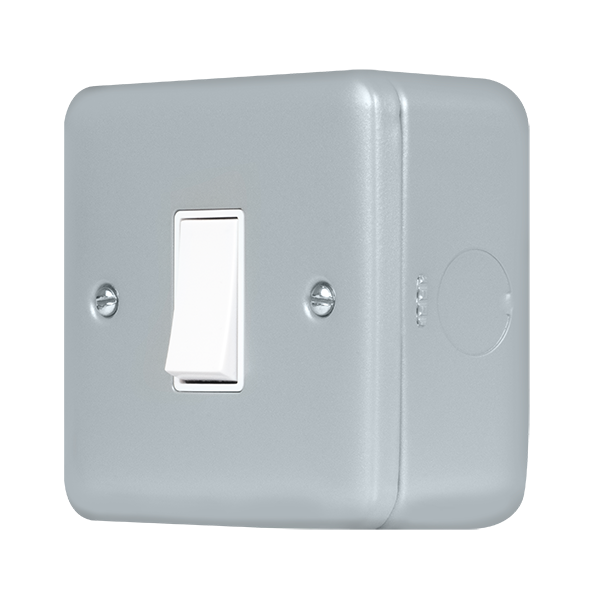 Metal Industrial Wall Switch Metal Clad Pro 10AX 1 Gang 2 Way Switch MCP011