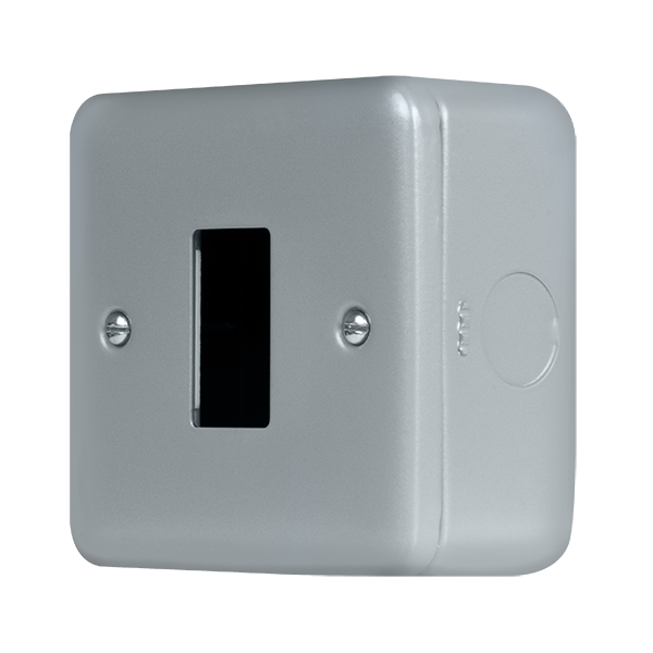 Metal Industrial Wall  Metal Clad Pro 1 Gang Gridpro Front Plate MCP20401