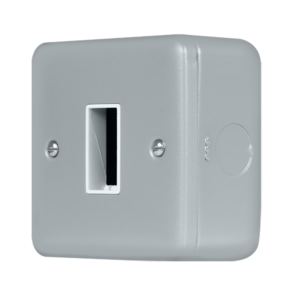 Metal Industrial Wall  Metal Clad Pro 1 Gang Minigrid Plate - 1 Aperture MCP401