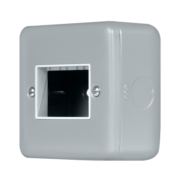 Metal Industrial Wall  Metal Clad Pro 1 Gang Minigrid Plate - 3 Aperture MCP403