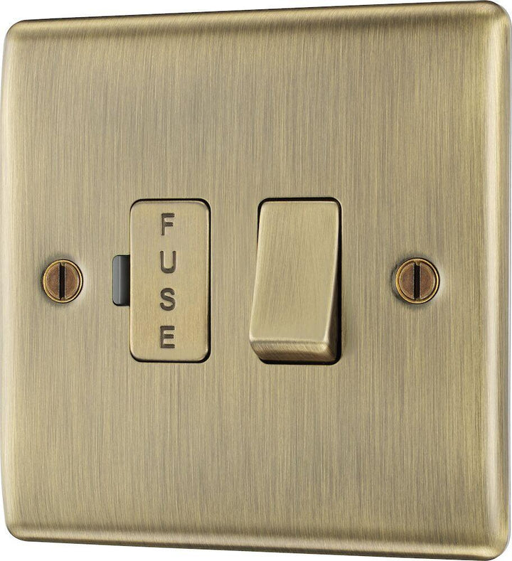 Nexus Metal Switched 13A Fused Connection Unit - Prisma Lighting