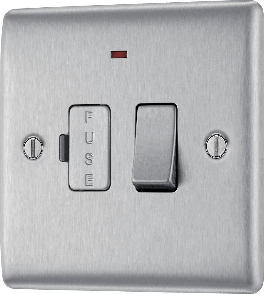 BG Nexus Metal 13A Switched Fused Unit with Power Indicator