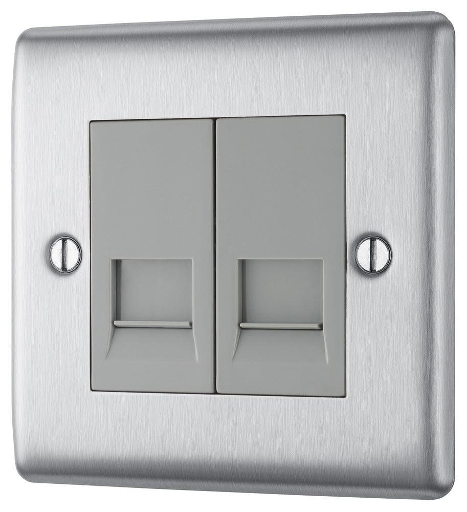 Nexus Metal Double RJ11 - Luxury Telephone Socket Solution – Prisma ...