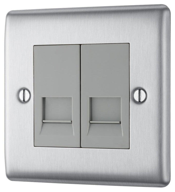 Nexus Metal Double RJ11 - Luxury Telephone Socket Solution