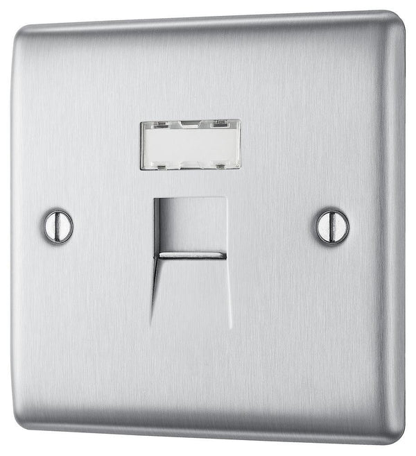 BG Nexus Metal Single RJ45 Ethernet Socket - Fast 10Gbps Connection ...
