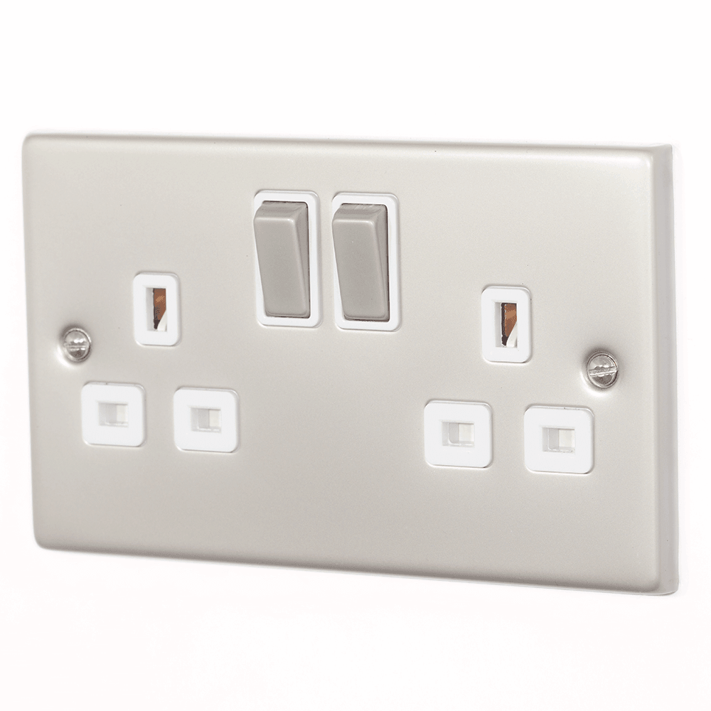 Click Deco Double Switched Socket - Prisma Lighting