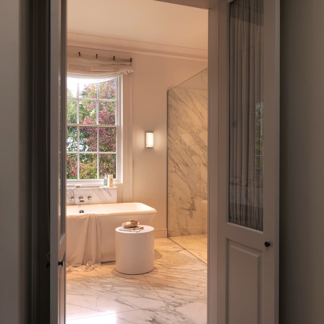 Versailles 250 illuminated in bathroom setting