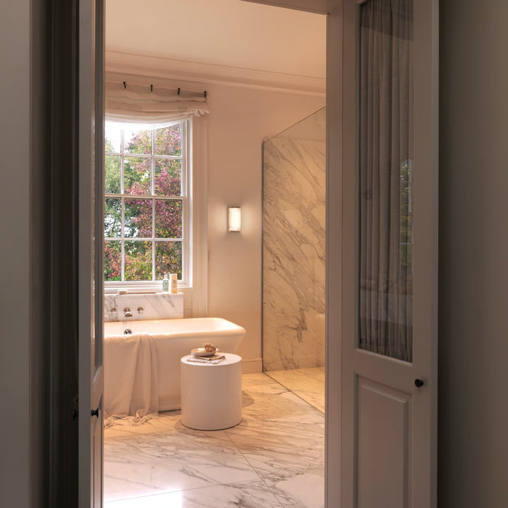 Versailles 250 illuminated in bathroom setting