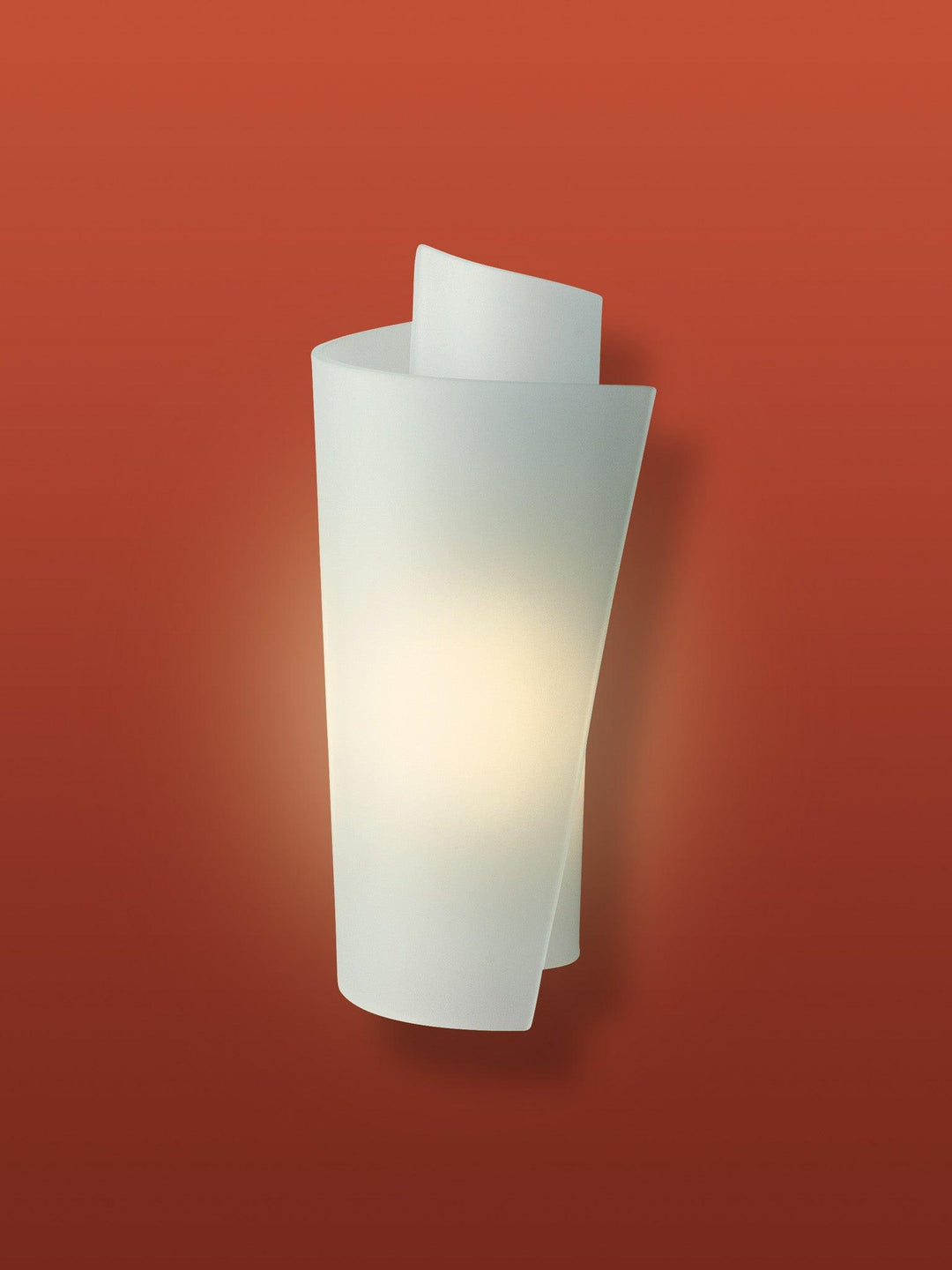 Vetro Wall Light Satin Steel with Acid Glass - Prisma Lighting