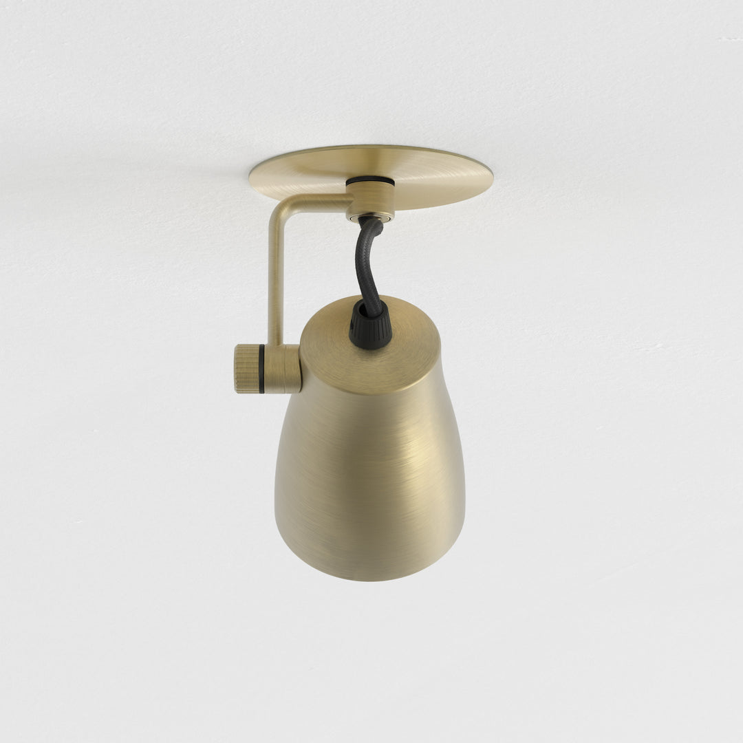 Astro Juno Recessed | Matt Brushed Brass | Spotlight 1487005