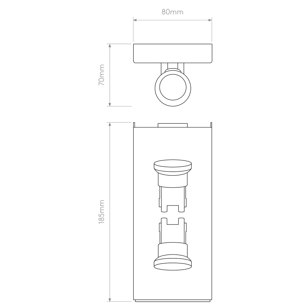 Image of Astro Backplate 1, supplied by Prisma Lighting