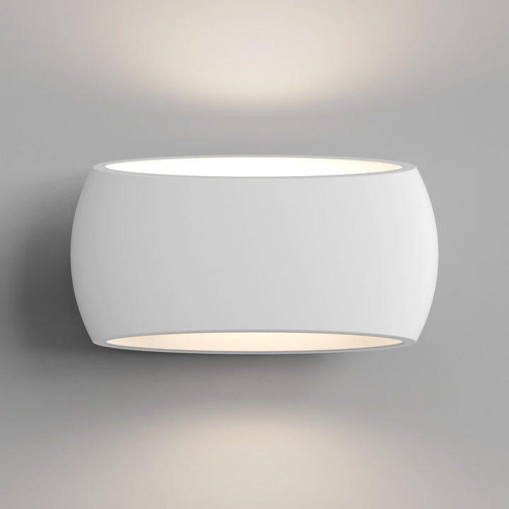 Astro Aria 300 Wall Light in Plaster – Paintable Indoor Wall Fixture