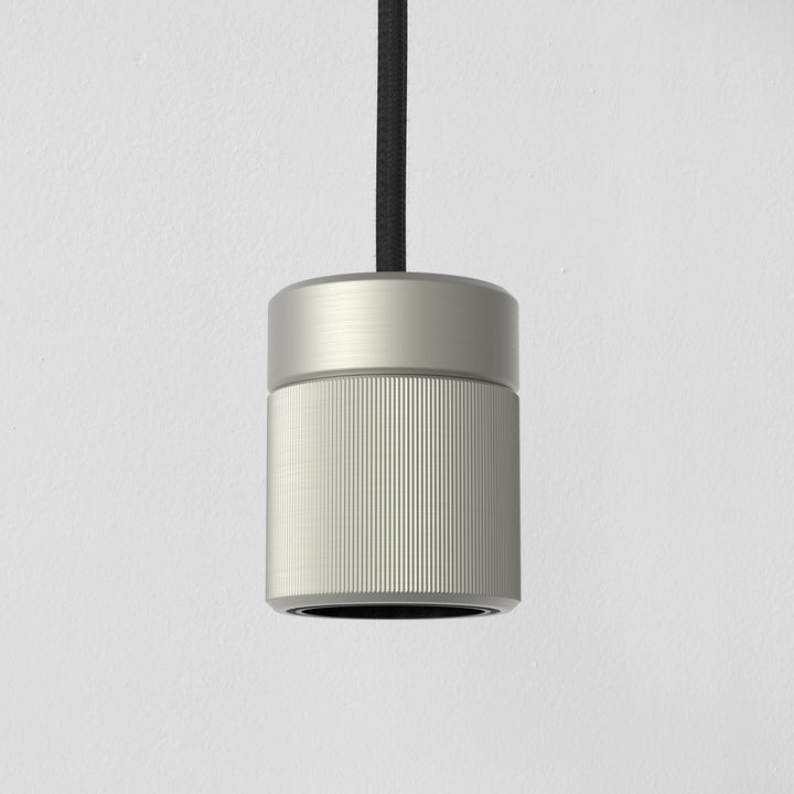 Image of Astro Pendant Suspension Kit 3 Knurled, supplied by Prisma Lighting