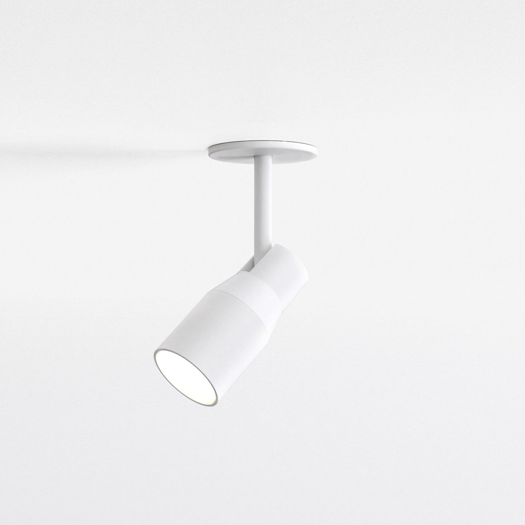 Astro Apollo 100 Recessed Spotlight in Matt Black and Textured White – Adjustable Ceiling Fixture.