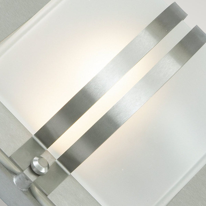 Elstead Lighting Bern 1 Light Wall Lantern - Stainless Steel With Frosted Glass BERN-E27-S-S-F Stainless Steel