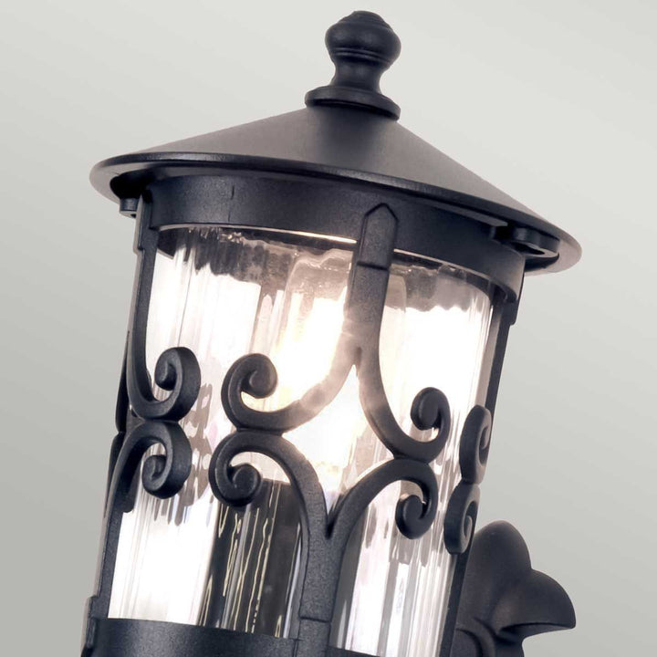 Norlys Hereford 1 Light Wall Lantern BL10-BLACK Black
