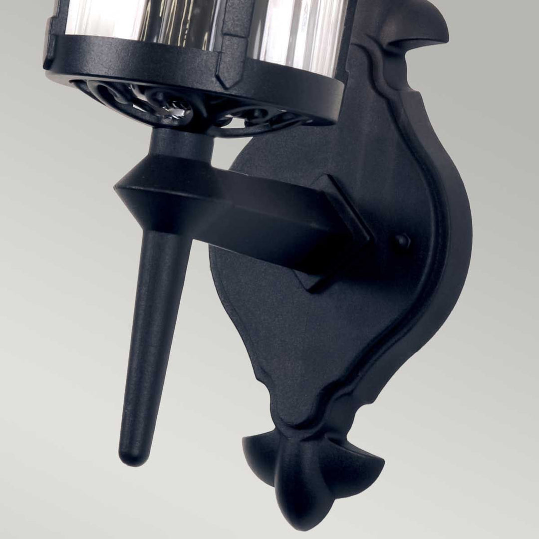 Norlys Hereford 1 Light Wall Lantern BL10-BLACK Black