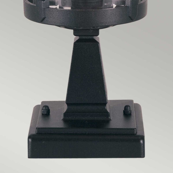 Norlys Hereford 1 Light Pedestal Lantern BL12-BLACK Black