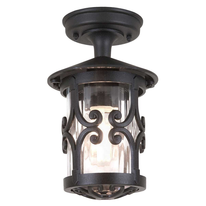Norlys Hereford 1 Light Porch Lantern BL13A-BLACK Black