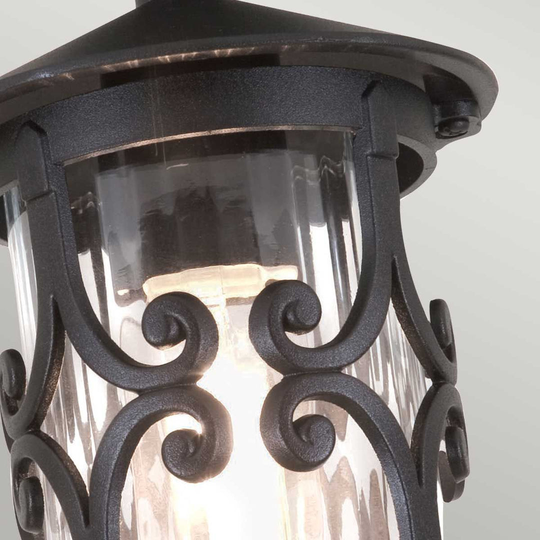 Norlys Hereford 1 Light Porch Lantern BL13A-BLACK Black