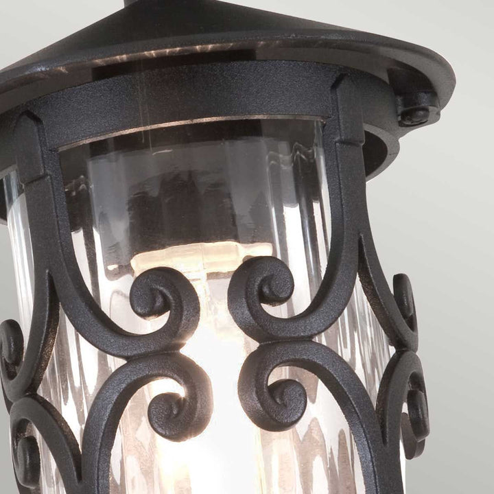 Norlys Hereford 1 Light Porch Lantern BL13A-BLACK Black