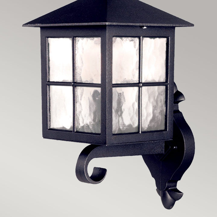 Norlys Winchester 1 Light Wall Up Lantern BL17-BLACK Black