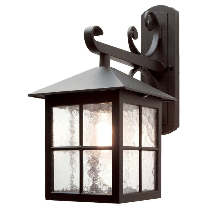Norlys Winchester 1 Light Wall Down Lantern BL19-BLACK Black