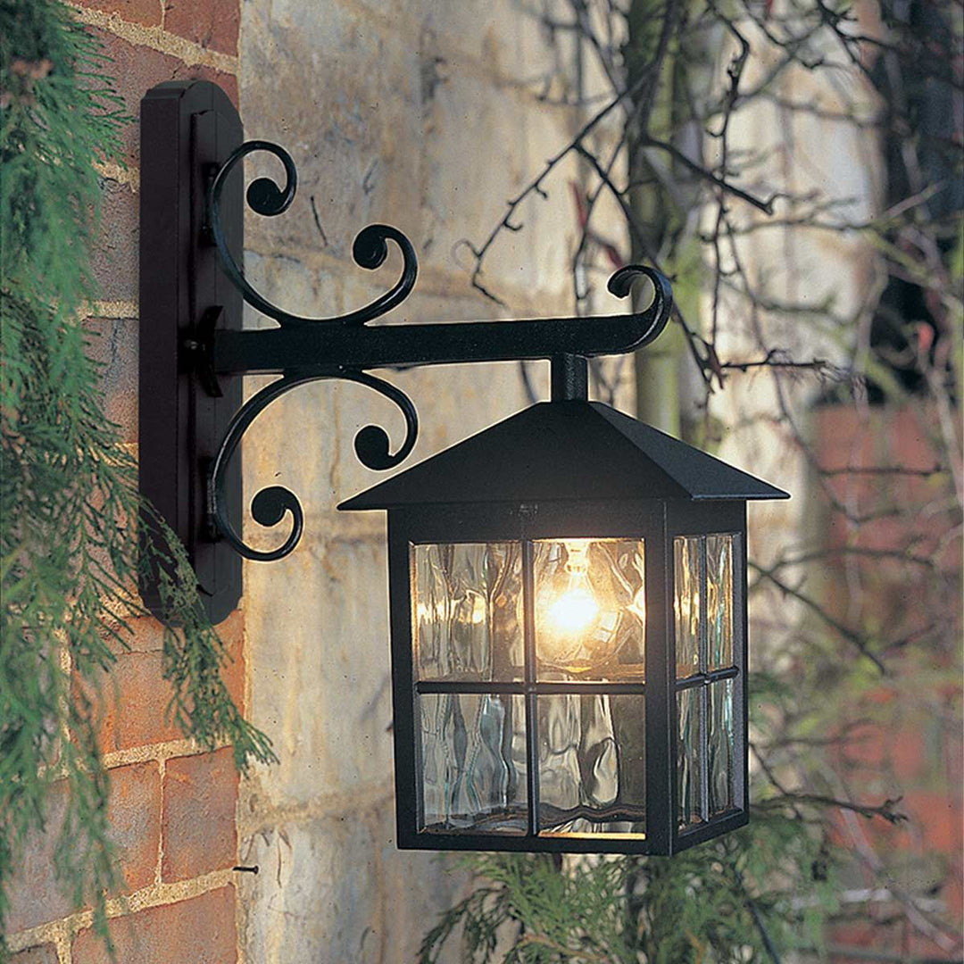 Norlys Winchester 1 Light Wall Down Lantern BL19-BLACK Black